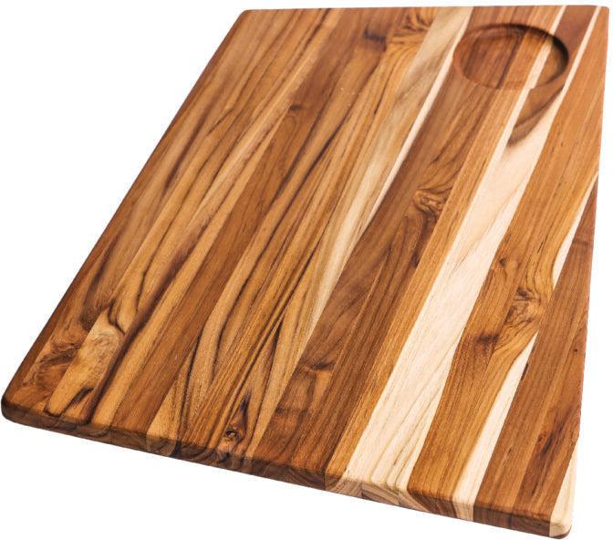 TeakHaus - 14" x 10" x 0.7" Geo Trapeze Cutting/Serving Board - TH1221
