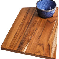 TeakHaus - 14" x 10" x 0.7" Geo Trapeze Cutting/Serving Board - TH1221