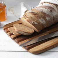 TeakHaus - 16" x 11" Essential Collection Edge Grain Bread Board - TH409