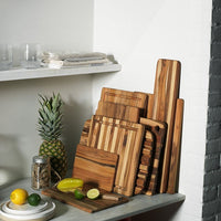 TeakHaus - 16" x 11" Essential Collection Edge Grain Bread Board - TH409