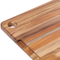 TeakHaus - 16" x 12" x 0.75" Marine Carving Board Corner Hole & Juice Canal - TH514