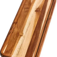 TeakHaus - 16" x 5.5" x 0.5" Essential MD Rectangle Serving Tray Narrow Rim - TH1306