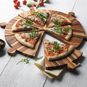 TeakHaus - 16.5" Round Antipasto/Pizza Platter - TH902