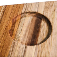 TeakHaus - 19" x 12.5" x 0.7" Geo Trapeze Cutting/Serving Board - TH1222