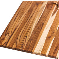 TeakHaus - 19" x 12.5" x 0.7" Geo Trapeze Cutting/Serving Board - TH1222 - DISCONTINUED