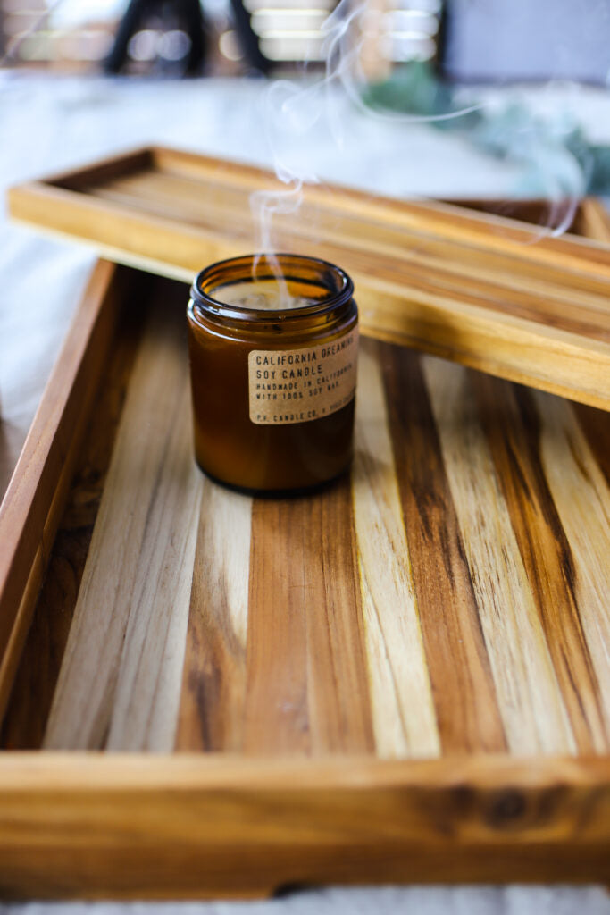 TeakHaus - 19" x 9" x 1.5" Nesting Timeless Tray - TH1302