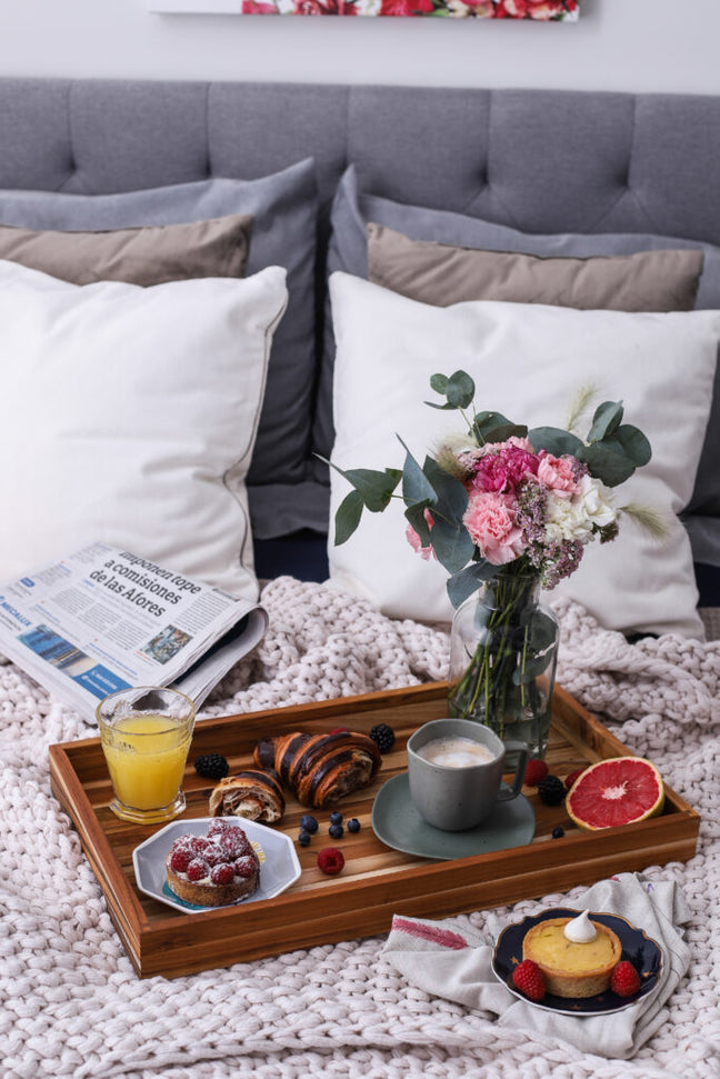 TeakHaus - 19" x 9" x 1.5" Nesting Timeless Tray - TH1302