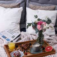 TeakHaus - 19" x 9" x 1.5" Nesting Timeless Tray - TH1302 - DISCONTINUED