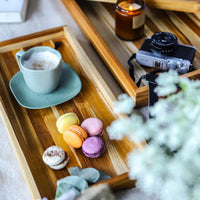 TeakHaus - 19" x 9" x 1.5" Nesting Timeless Tray - TH1302 - DISCONTINUED