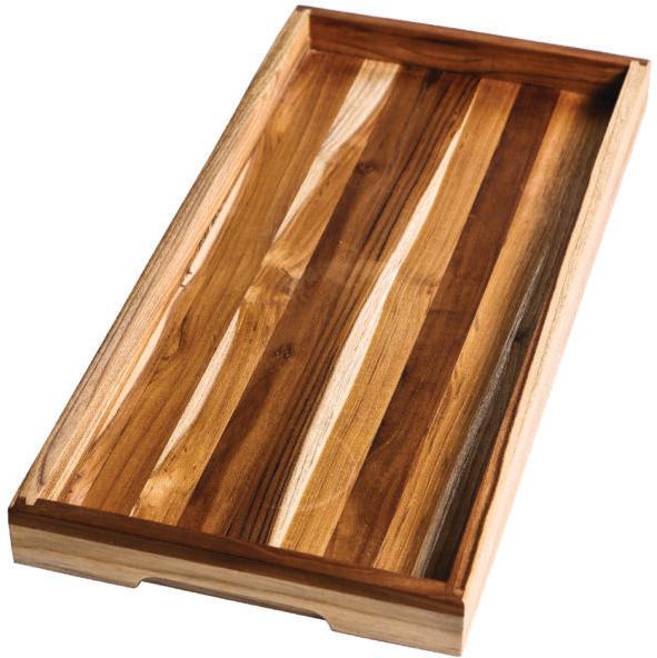 TeakHaus - 19" x 9" x 1.5" Nesting Timeless Tray - TH1302