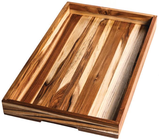 TeakHaus - 20" x 12" x 2" Nesting Timeless Tray - TH1303 - DISCONTINUED