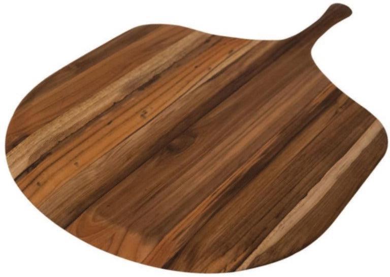 TeakHaus - 21" x 12" x 0.5" Canoe Pizza Peel Paddle - TH705