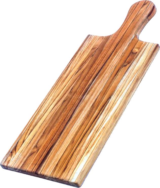 TeakHaus - 21" x 7.75" x 0.5" Specialty Table Plank Serving Board - TH906