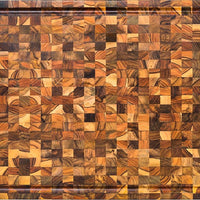 TeakHaus - 24" x 18" Cutting Board with Grips & Juice Canal - TH333