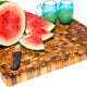 TeakHaus - 24" x 18" Cutting Board with Grips & Juice Canal - TH333