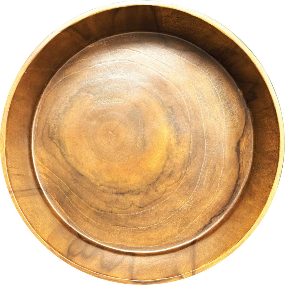 TeakHaus - Teak It Easy 11" Bauhaus Large Salad Bowl - TIE-3311