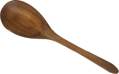 TeakHaus - Teak It Easy 11.5" Teak Mixing & Serving Spoon - TIE-3108