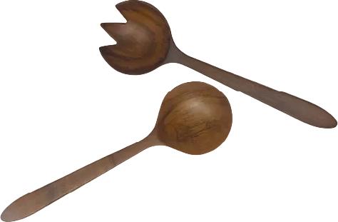 TeakHaus - Teak It Easy 12.5" Teak Salad Serving Set - TIE-3106