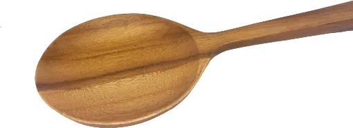 TeakHaus - Teak It Easy 12.5" Teak Salad Serving Spoon - TIE-3103