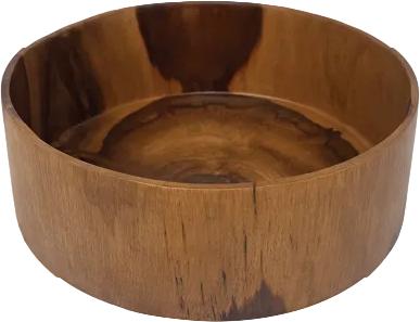 TeakHaus - Teak It Easy 9.5" Bauhaus Medium Salad Bowl - TIE-3312