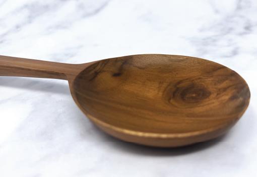 TeakHaus - Teak It Easy 9.5" Teak Salad Serving Spoon - TIE-3101