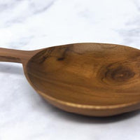 TeakHaus - Teak It Easy 9.5" Teak Salad Serving Spoon - TIE-3101