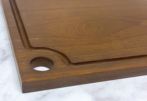 TeakHaus - Teak It Easy Steak Serving Board with Juice Canal - TIE-3201