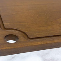 TeakHaus - Teak It Easy Steak Serving Board with Juice Canal - TIE-3201