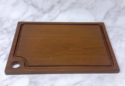 TeakHaus - Teak It Easy Steak Serving Board with Juice Canal - TIE-3201