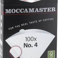 Technivorm - #4 Filters White Paper Coffee Filters, Pack of 100 - 85022