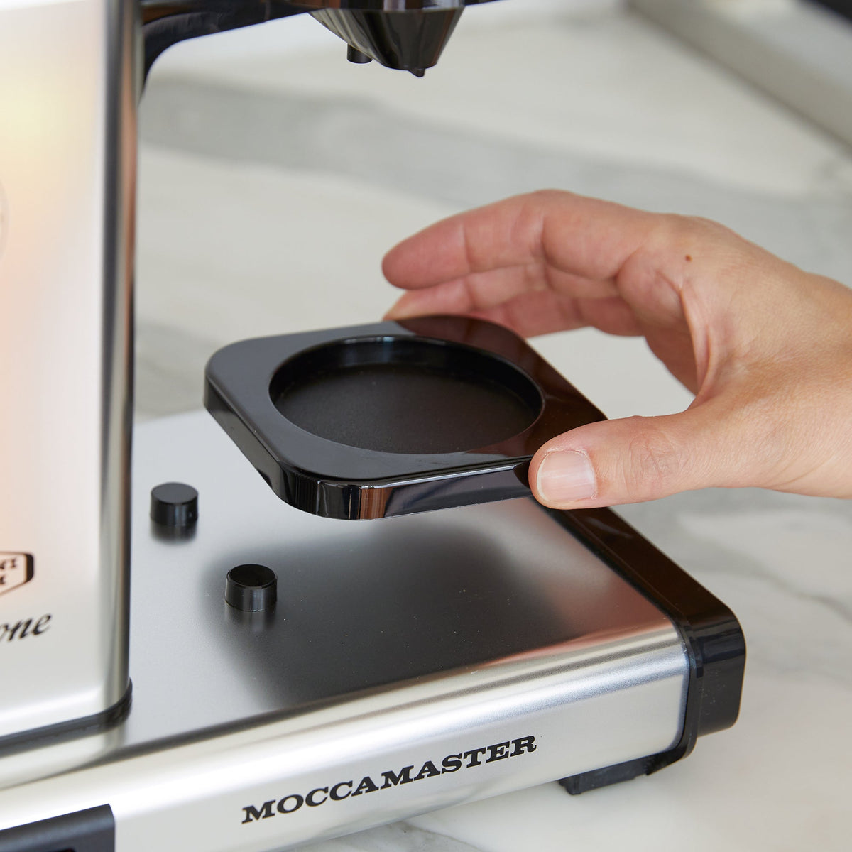 Technivorm - Moccamaster Cup-One Off-White Single Serve Coffee Maker with No Drip-Stop - 69211