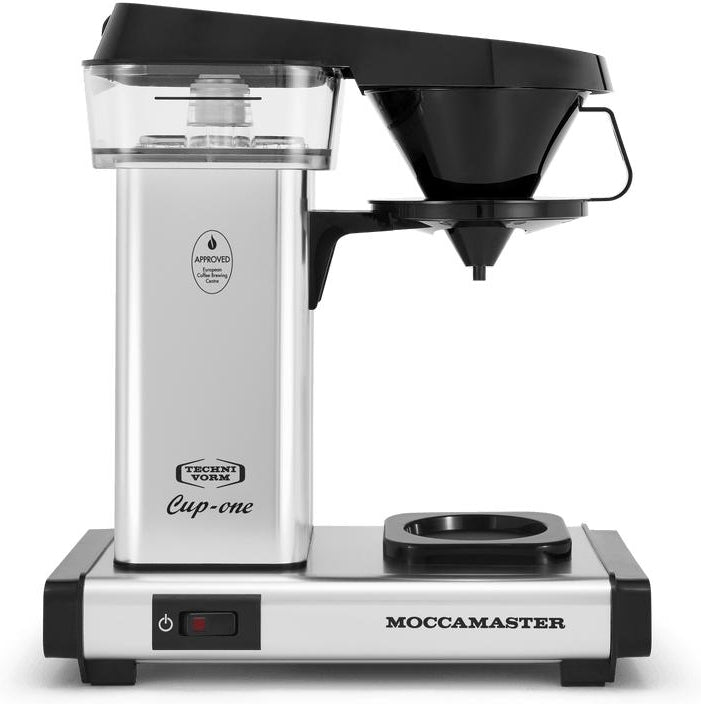 Technivorm - Moccamaster Cup-One Polished Silver Single Serve Coffee Maker with No Drip-Stop - 69212