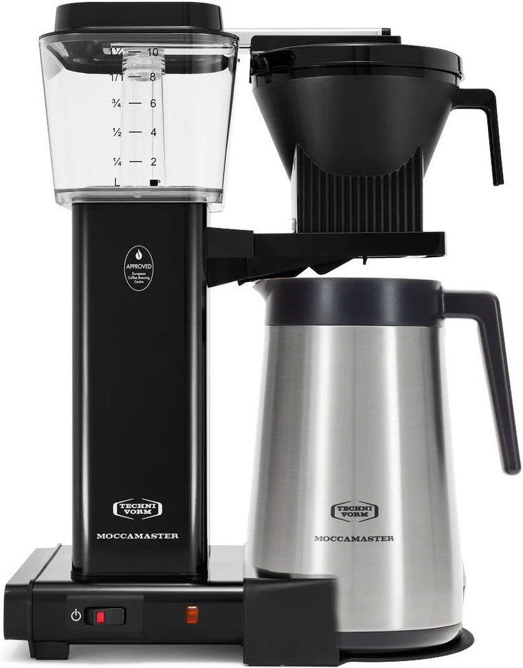 Technivorm - Moccamaster KBGT 40 Oz Black Coffee Maker with Thermal Carafe - 79314