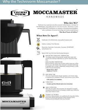 Technivorm - Moccamaster KBGT 40 Oz Polished Silver Coffee Maker With Thermal Carafe - 79312