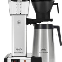Technivorm - Moccamaster KBGT 40 Oz Polished Silver Coffee Maker With Thermal Carafe - 79312