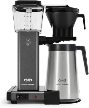Technivorm - Moccamaster KBGT 40 Oz Stone Grey Coffee Maker with Thermal Carafe - 79317