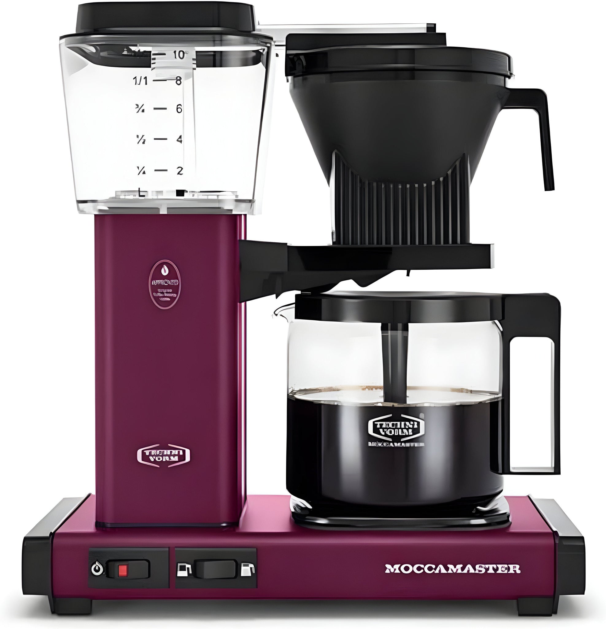 Technivorm - Moccamaster KBGV Select 40 Oz Beetroot Coffee Maker with Glass Carafe - 53922