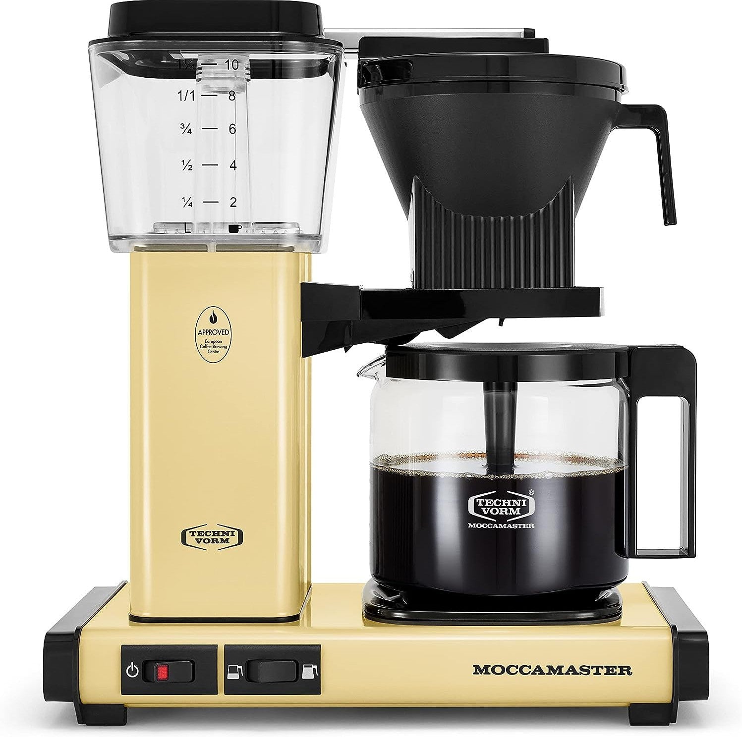 Technivorm - Moccamaster KBGV Select 40 Oz Butter Yellow Coffee Maker with Glass Carafe - 53927