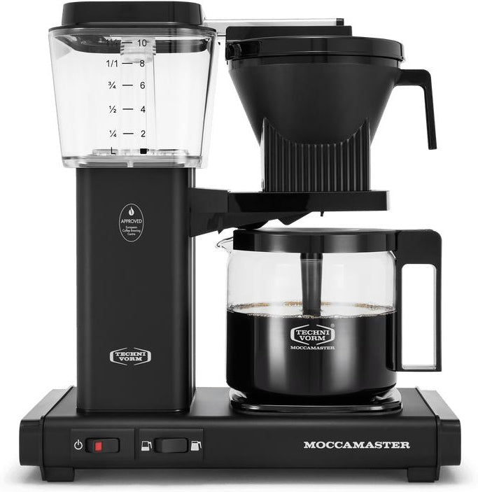 Technivorm - Moccamaster KBGV Select 40 Oz Matte Black Coffee Maker with Glass Carafe - 53948