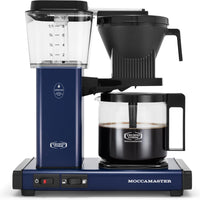 Technivorm - Moccamaster KBGV Select 40 Oz Midnight Blue Coffee Maker with Glass Carafe - 53928