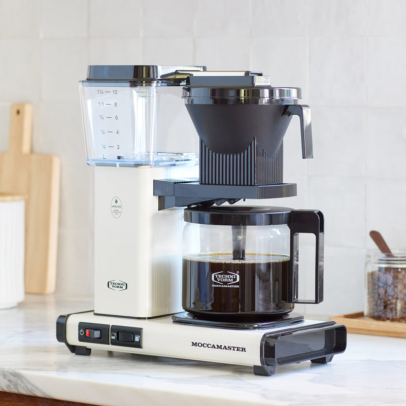 Technivorm - Moccamaster KBGV Select 40 Oz Off White Coffee Maker with Glass Carafe - 53933
