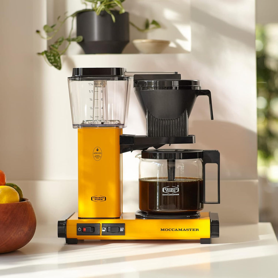 Technivorm - Moccamaster KBGV Select 40 Oz Pepper Yellow Coffee Maker with Glass Carafe - 53942