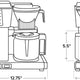 Technivorm - Moccamaster KBGV Select 40 Oz Pistachio Green Coffee Maker with Glass Carafe - 53925