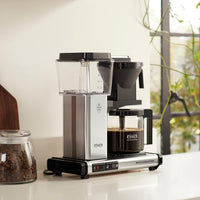 Technivorm - Moccamaster KBGV Select 40 Oz Polished Silver Coffee Maker with Glass Carafe - 53941
