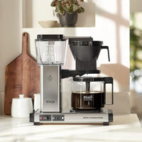 Technivorm - Moccamaster KBGV Select 40 Oz Polished Silver Coffee Maker with Glass Carafe - 53941