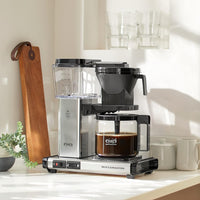 Technivorm - Moccamaster KBGV Select 40 Oz Polished Silver Coffee Maker with Glass Carafe - 53941