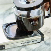 Technivorm - Moccamaster KBGV Select 40 Oz Polished Silver Coffee Maker with Glass Carafe - 53941