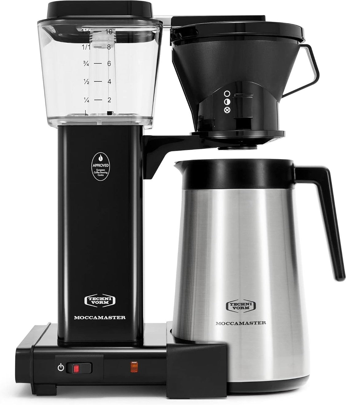 Technivorm - Moccamaster KBT 40 Oz Polished Black Coffee Maker With Thermal Carafe - 79114