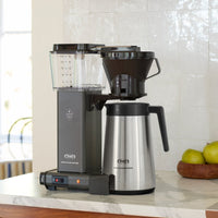 Technivorm - Moccamaster KBT 40 Oz Stone Grey Coffee Maker With Thermal Carafe - 79115