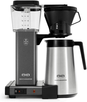 Technivorm - Moccamaster KBT 40 Oz Stone Grey Coffee Maker With Thermal Carafe - 79115
